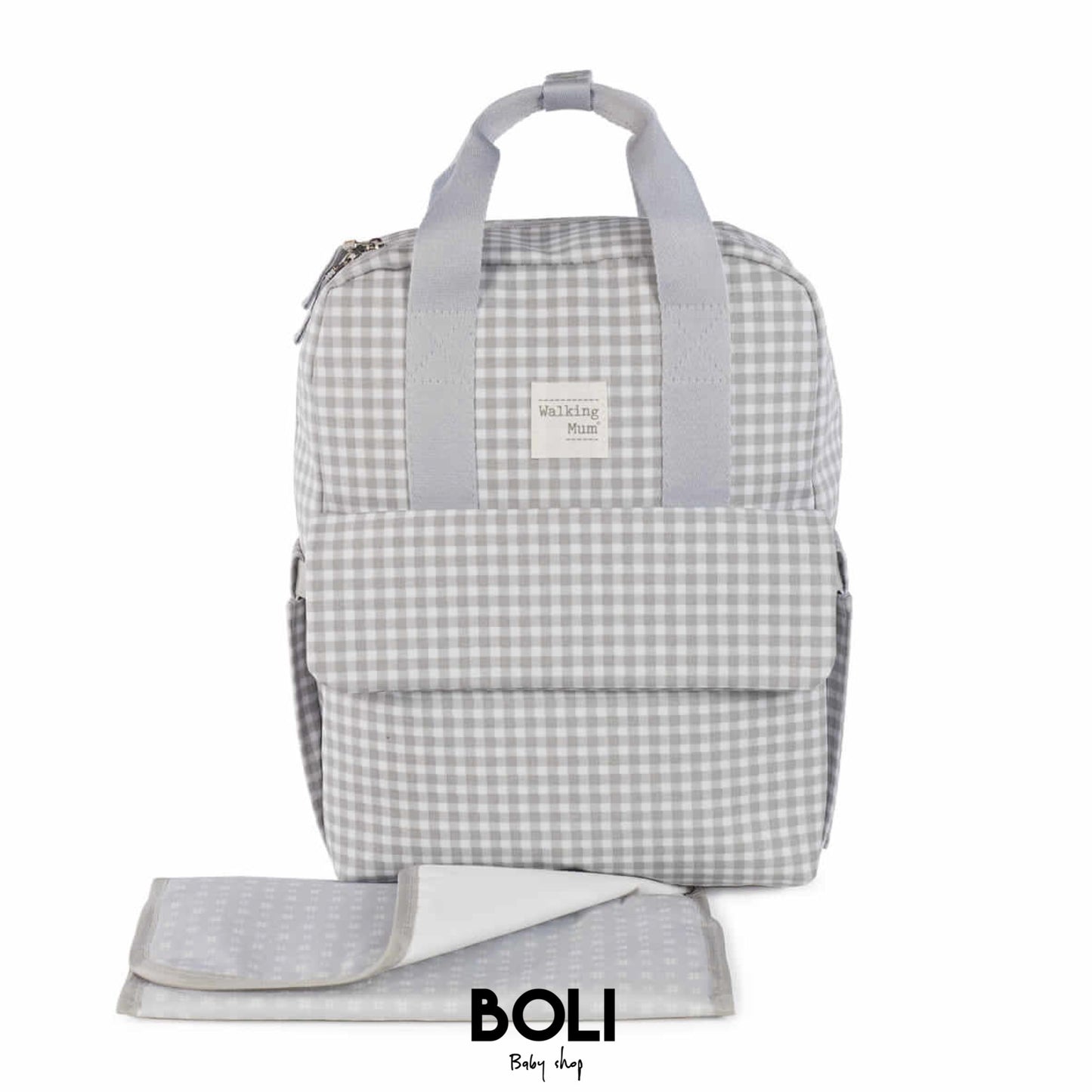 Mochila Vichy gris