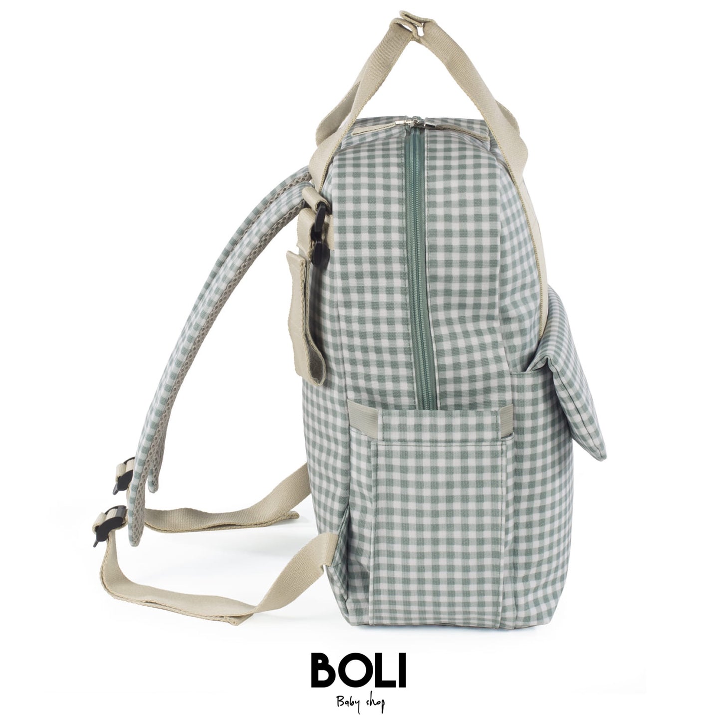 Mochila Vichy verde