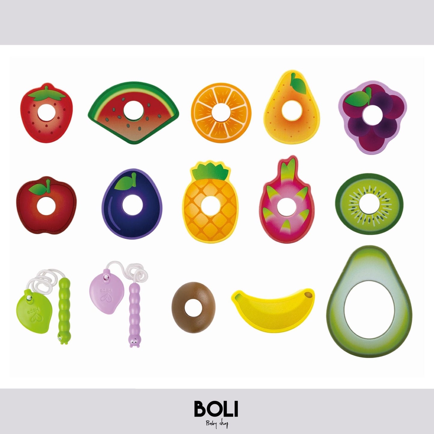 Caterpillar fruit set