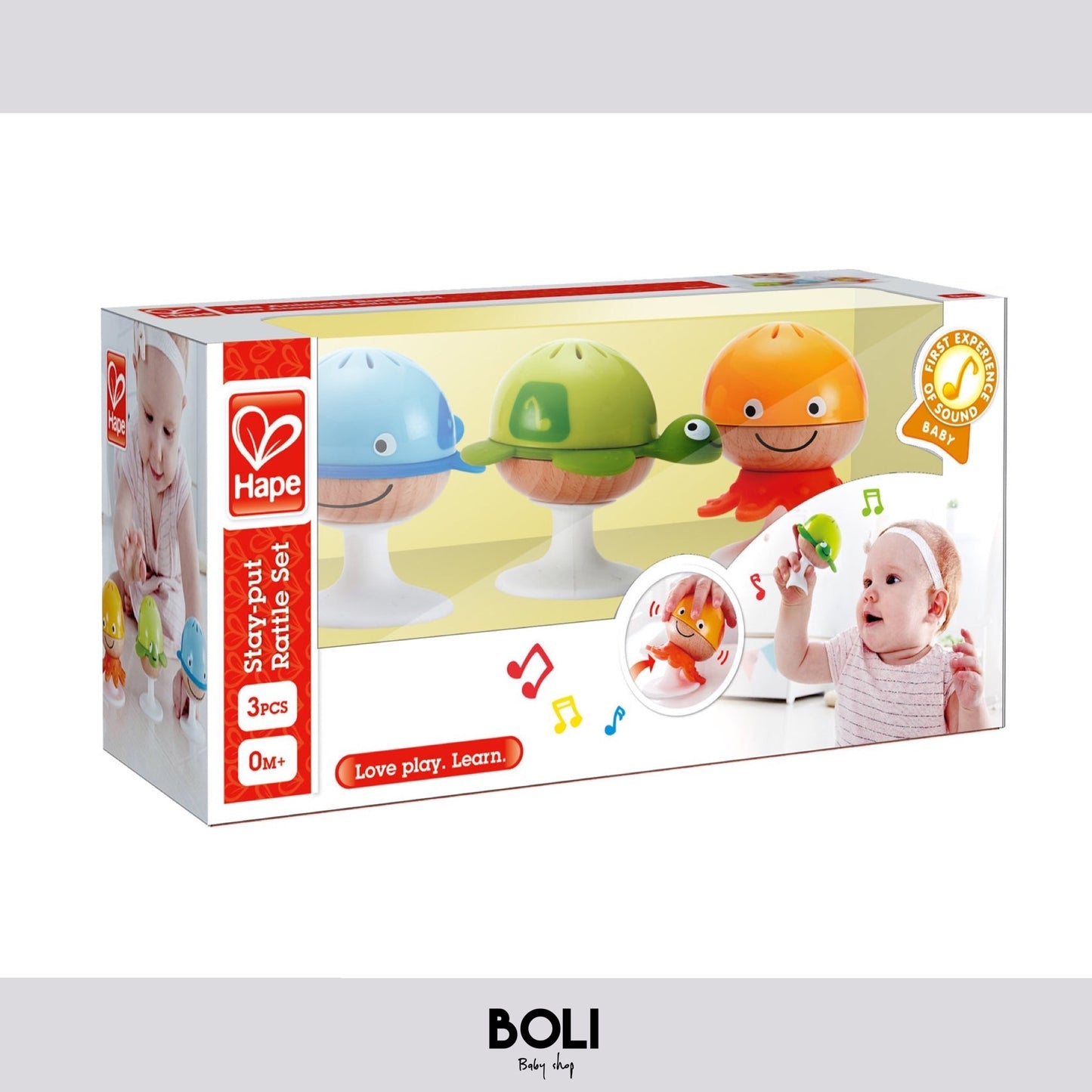 Stay Put Rattle Set