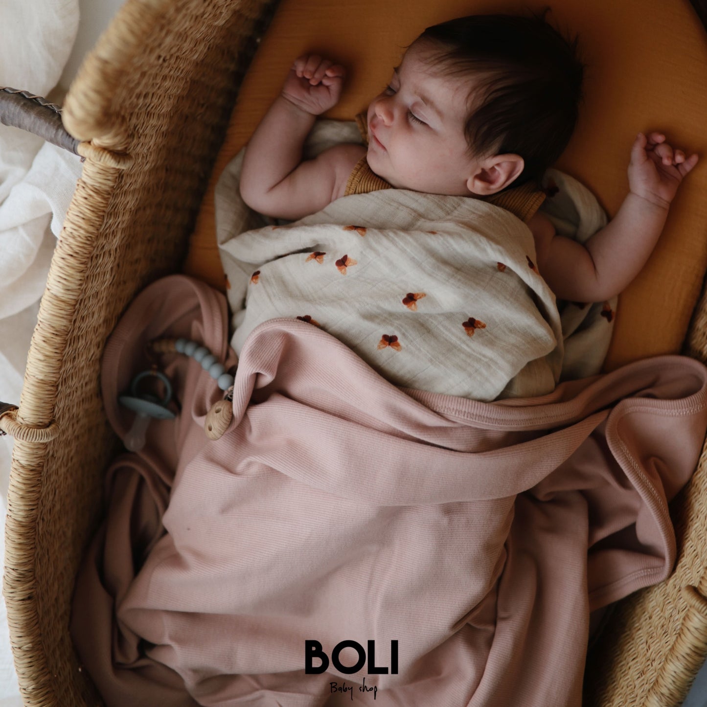Blush baby blanket