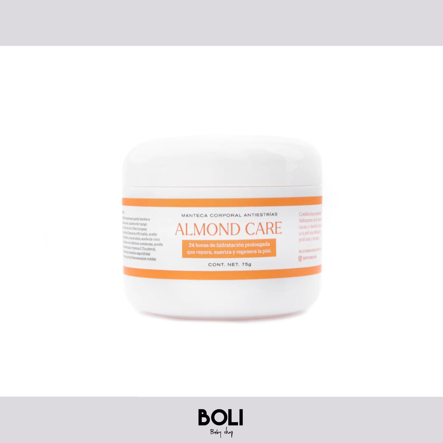 Almond care - Manteca corporal anti estrías