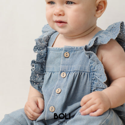 Nova Romper Chambray