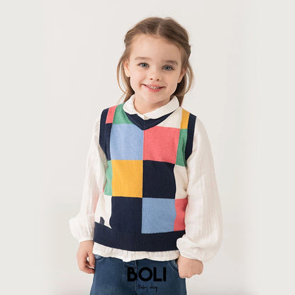 Chaleco Punto Niña