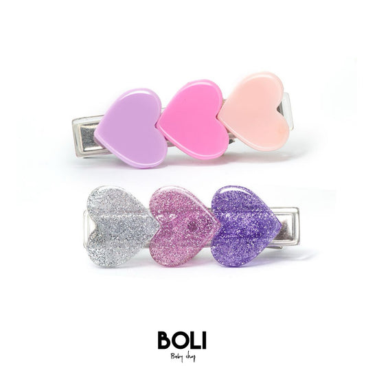Hearts Hair Clips