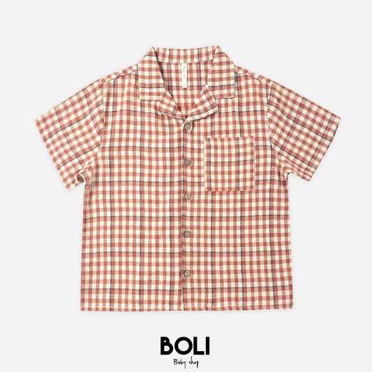 Lapel Collar Shirt Poppy