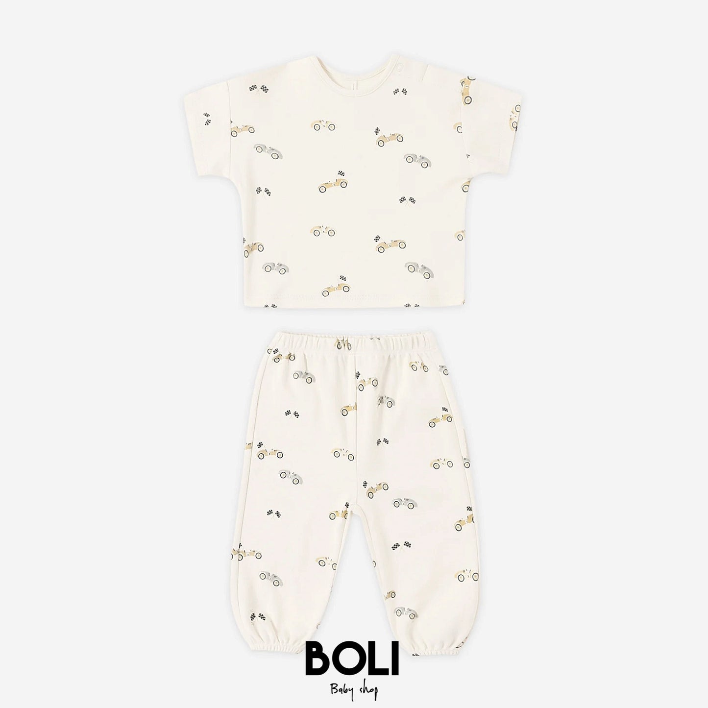 Jersey Tee + Pant Set Race Car