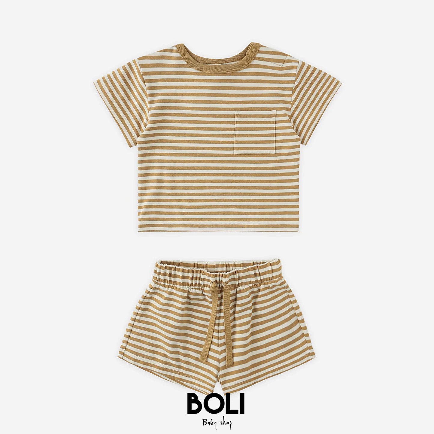 Boxy Pocket Tee + Short Set