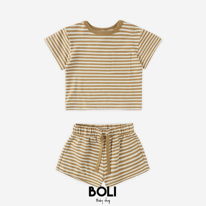 Boxy Pocket Tee + Short Set