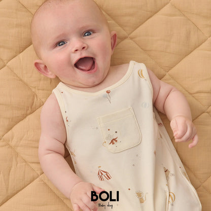 Sleeveless Carnival Romper