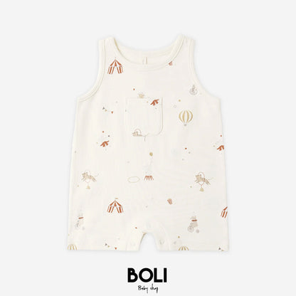 Sleeveless Carnival Romper