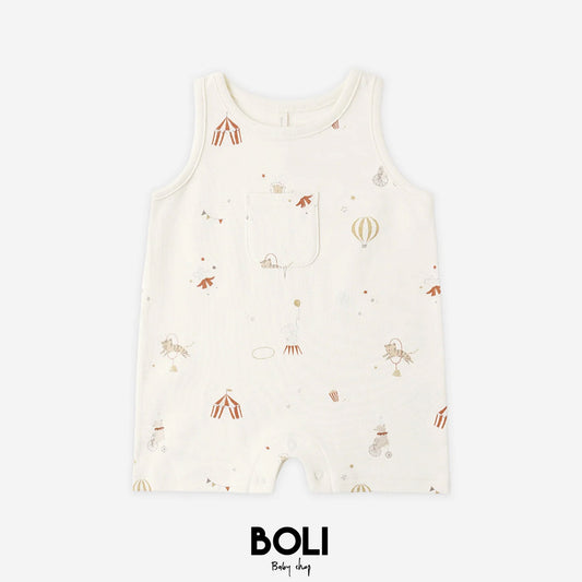 Sleeveless Carnival Romper