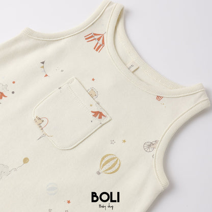 Sleeveless Carnival Romper