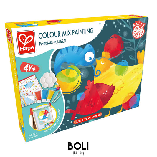 Colour mix painting