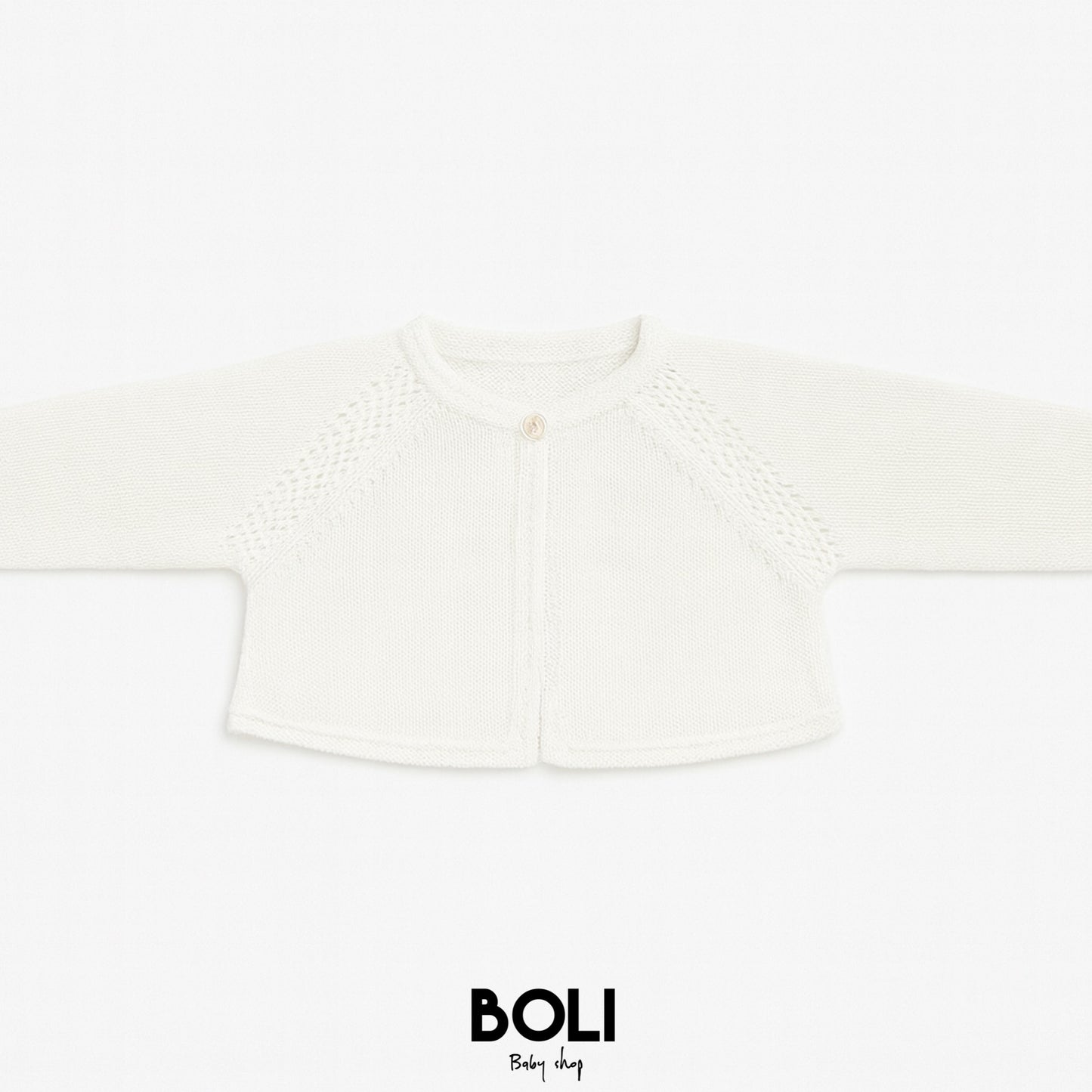 Cardigan Corto Blanco