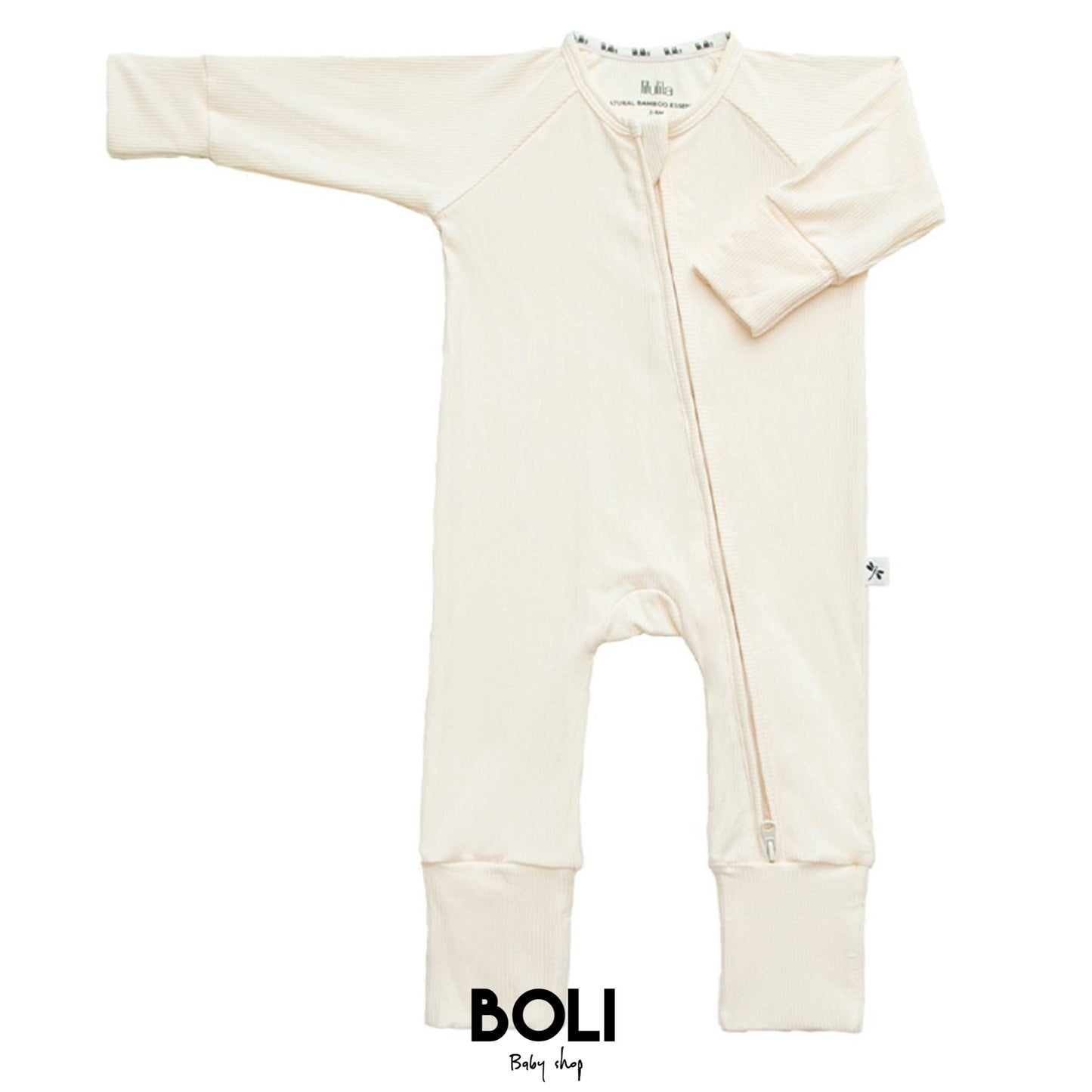 Ivory Bamboo Zippy Romper