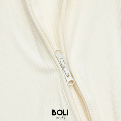 Ivory Bamboo Zippy Romper