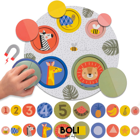 Magnetic Peek a Boo Puzzle