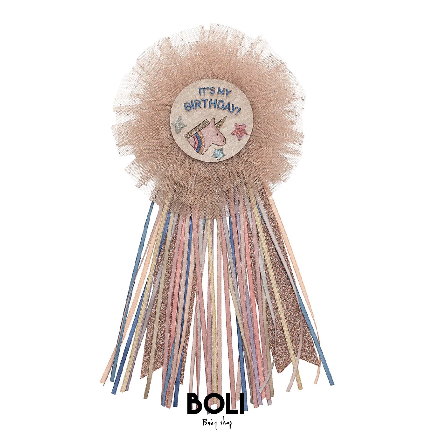 Unicorn Birthday Badge