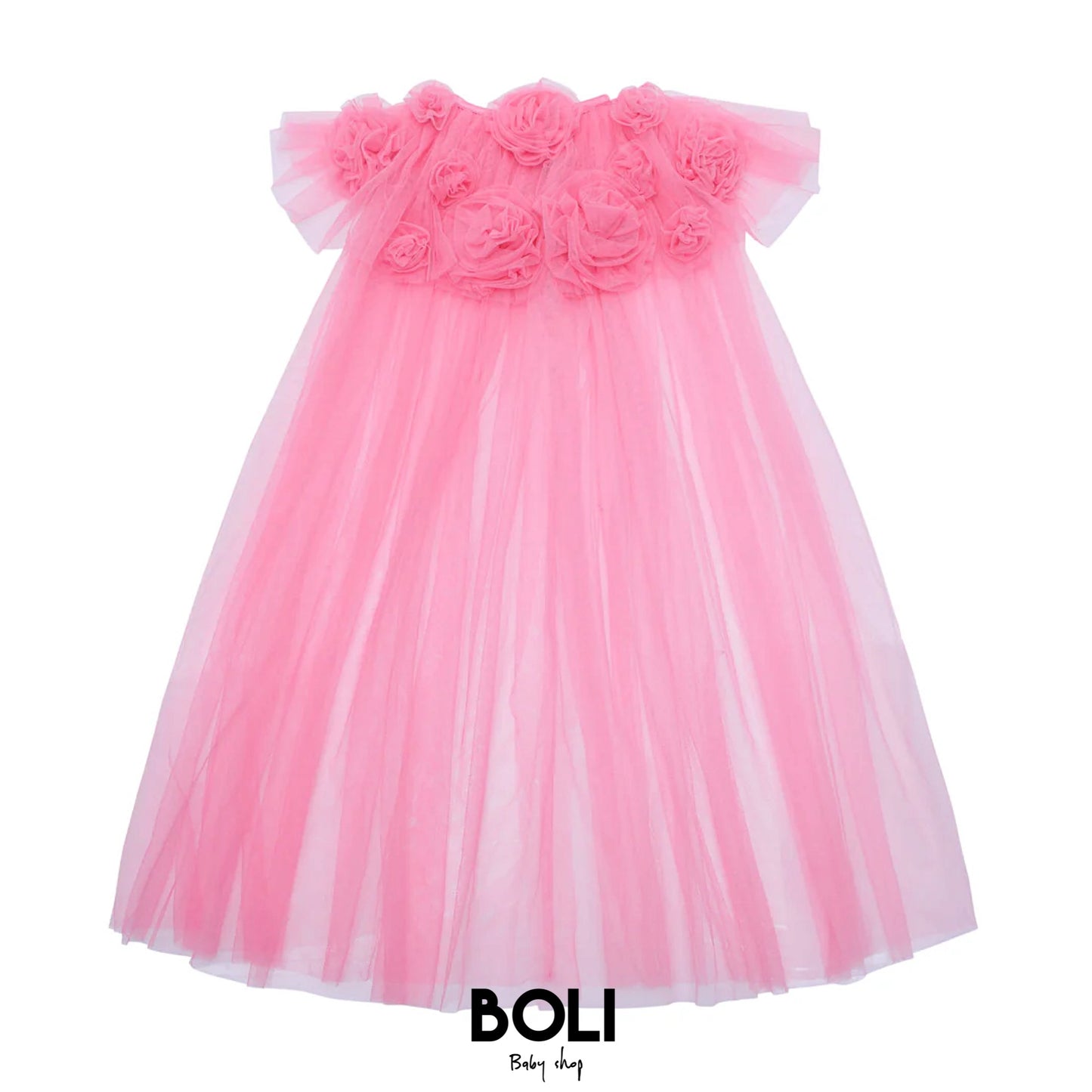 Pink Ruffle Cape