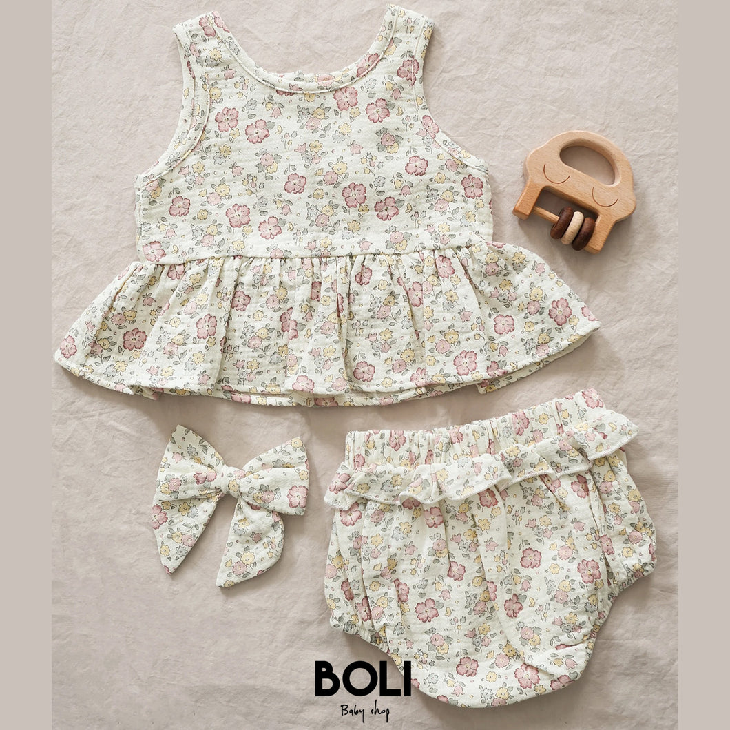 Bloom Peplum Set