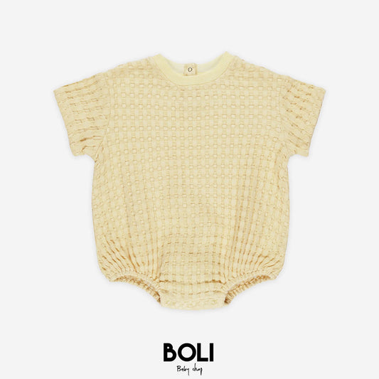 Yellow Bubble Romper