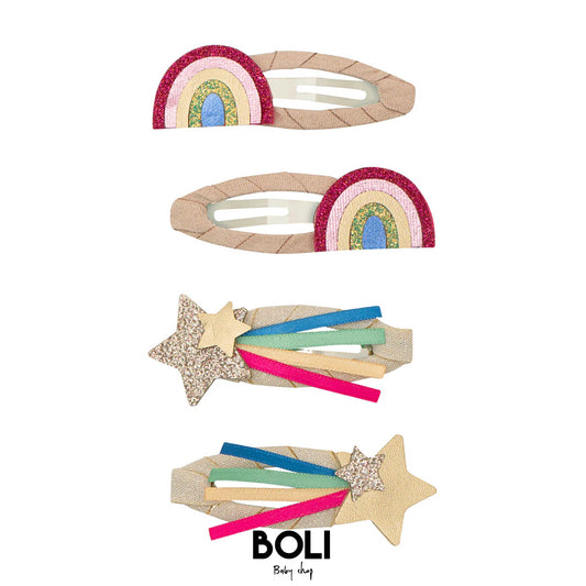 Disco Rainbow Clips
