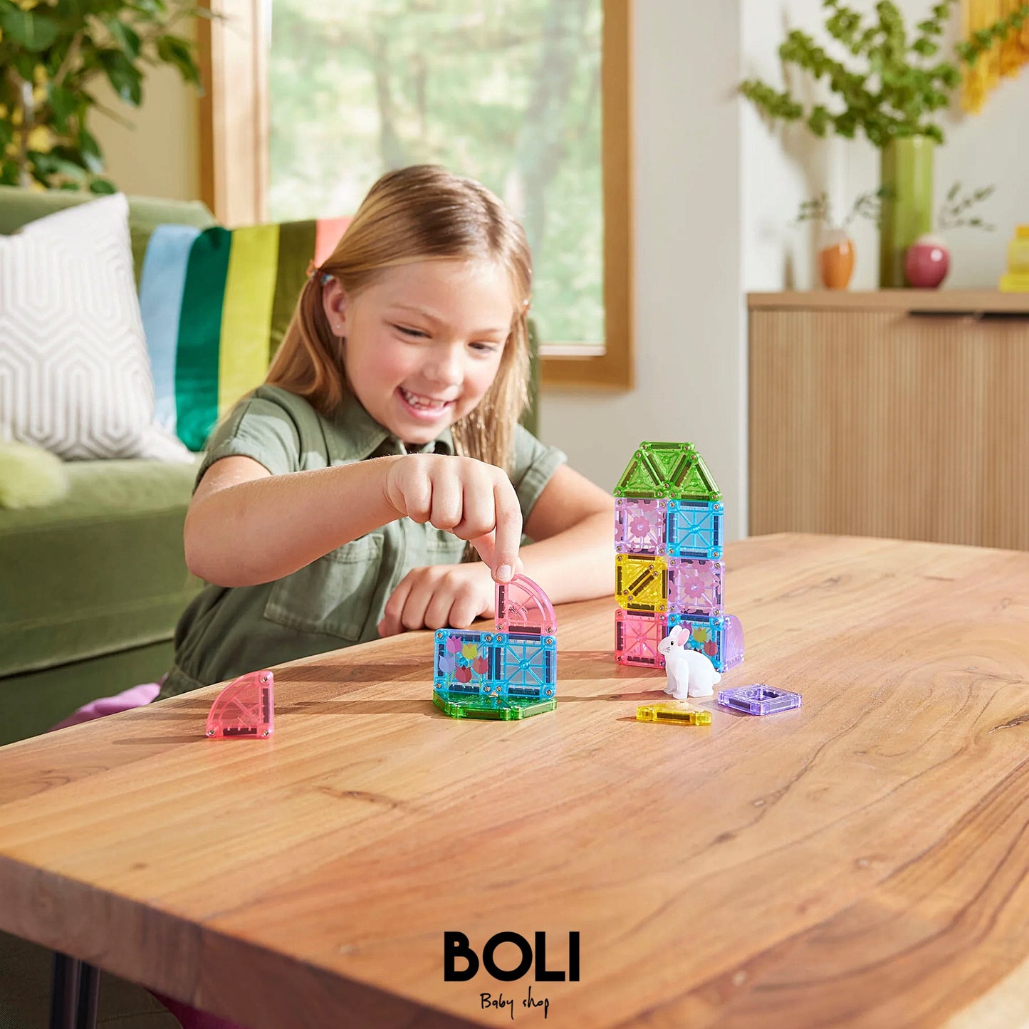 Magna-Tiles microMAGS Spring Garden