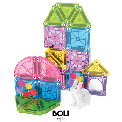 Magna-Tiles microMAGS Spring Garden