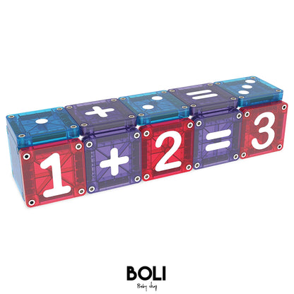 Magna-Tiles microMAGS Learn Numbers