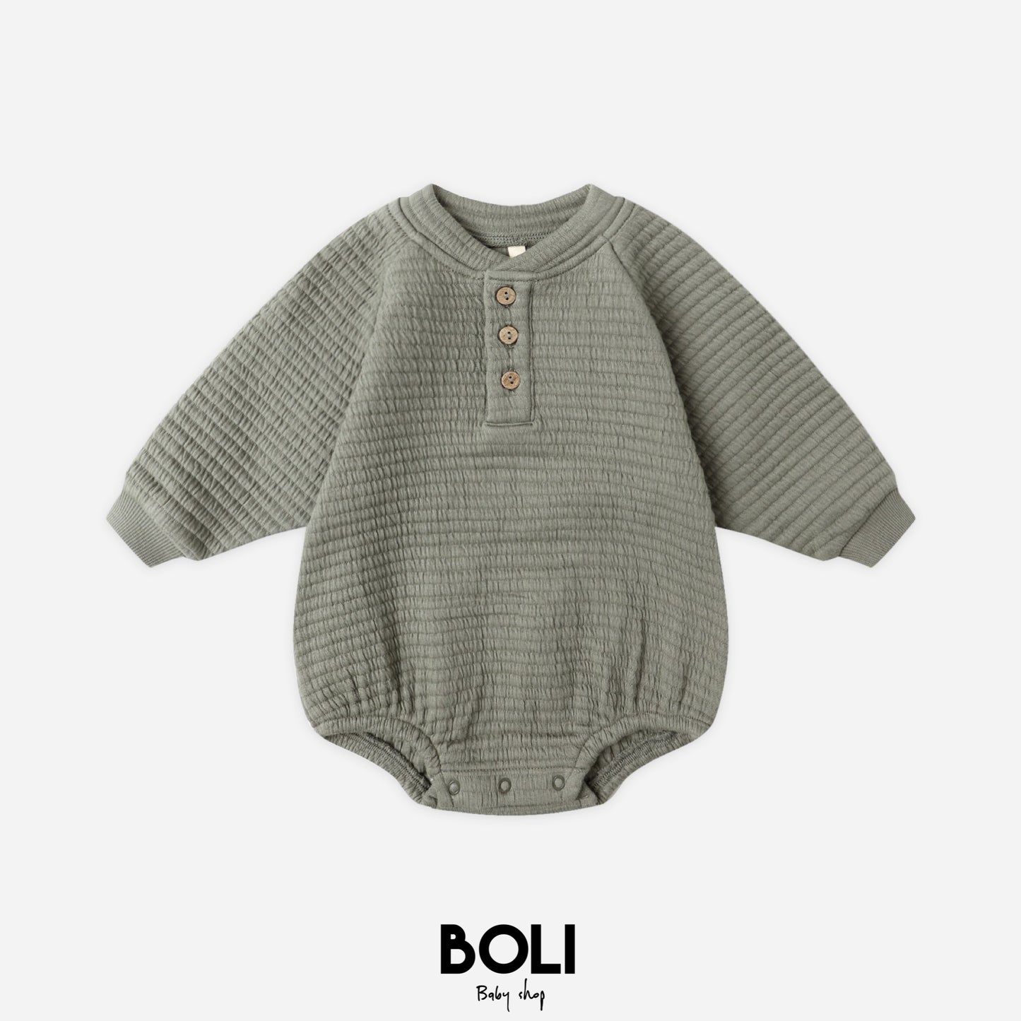 Forest Henley Romper