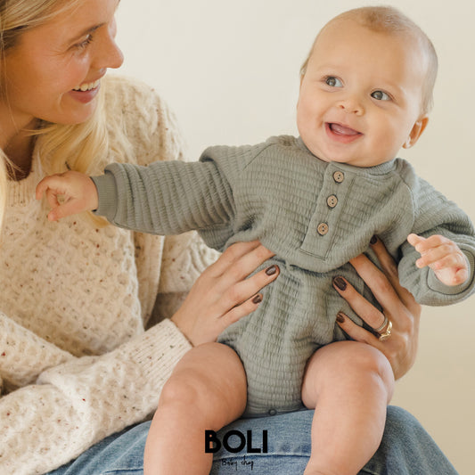 Forest Henley Romper