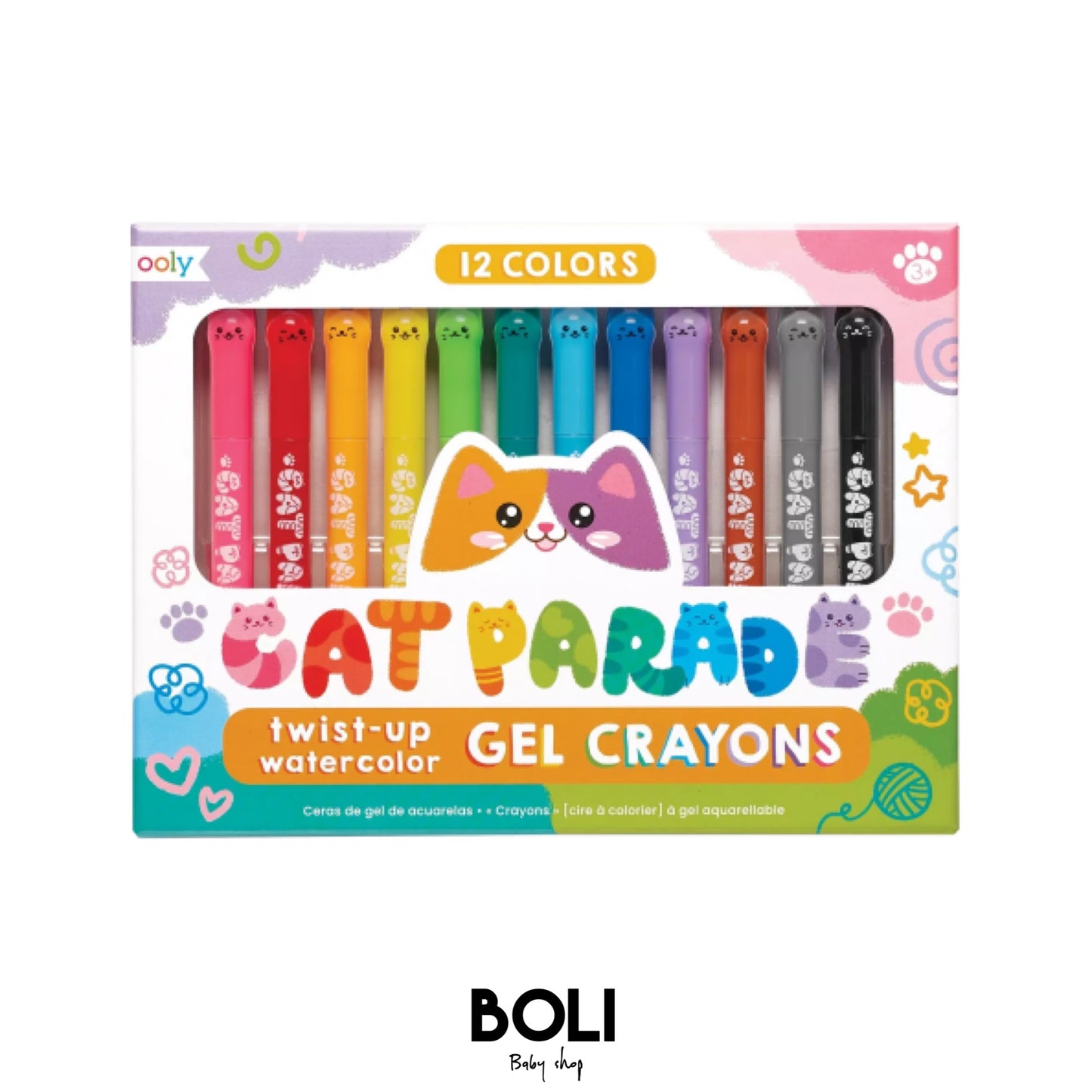 Cat Parade Gel Crayons