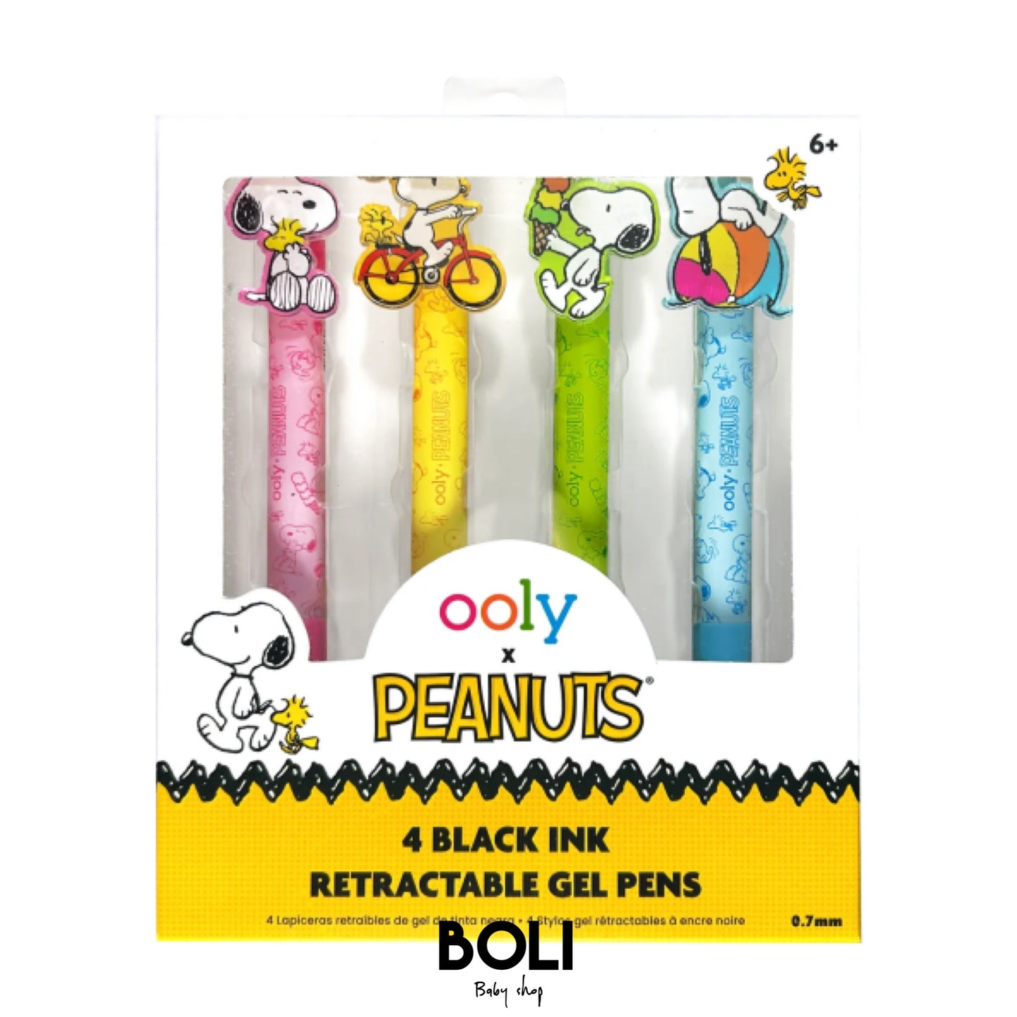 Peanuts 4 Black Pens