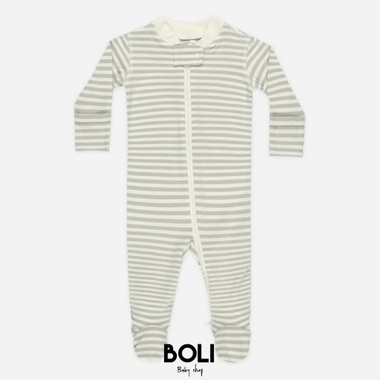 Sage Stripe Sleeper