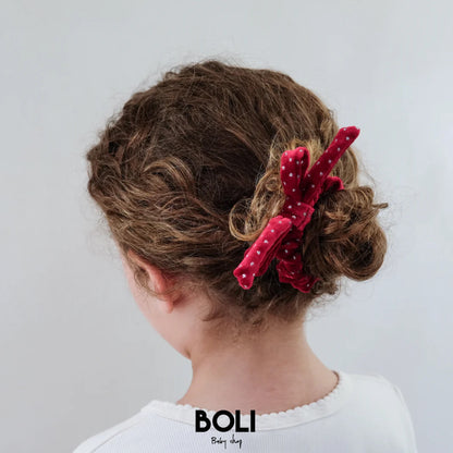Velvet Bow Scrunchies