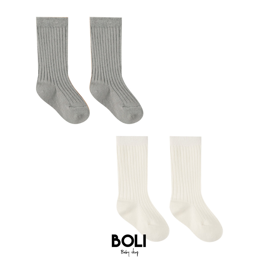 Socks Set Ivory-Dusty Blue