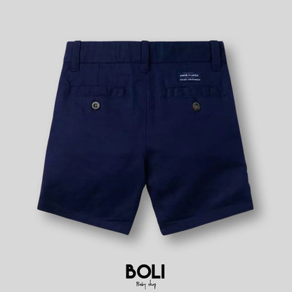 Linen Navy Short