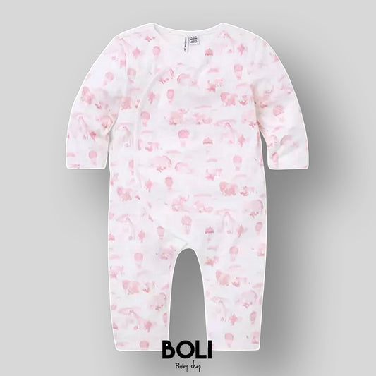 Pink Baby Animals Kimono