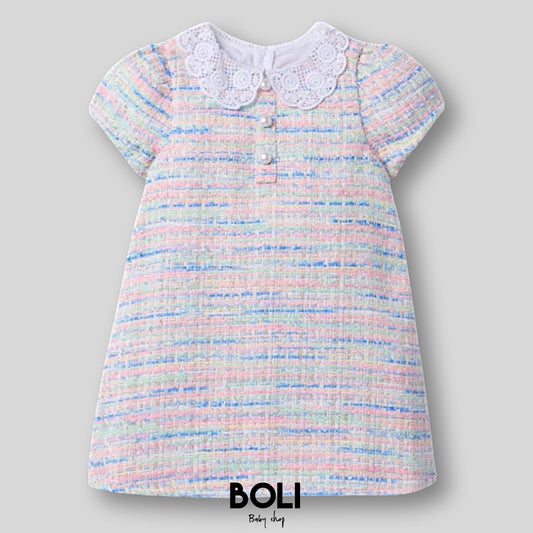 Petal Tweed Dress