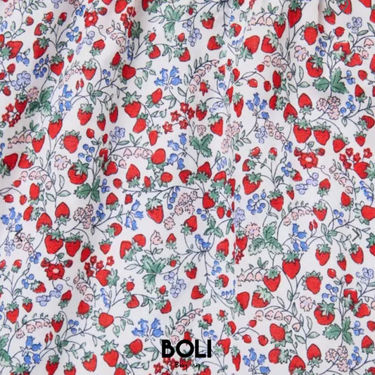 Strawberry Floral Dress