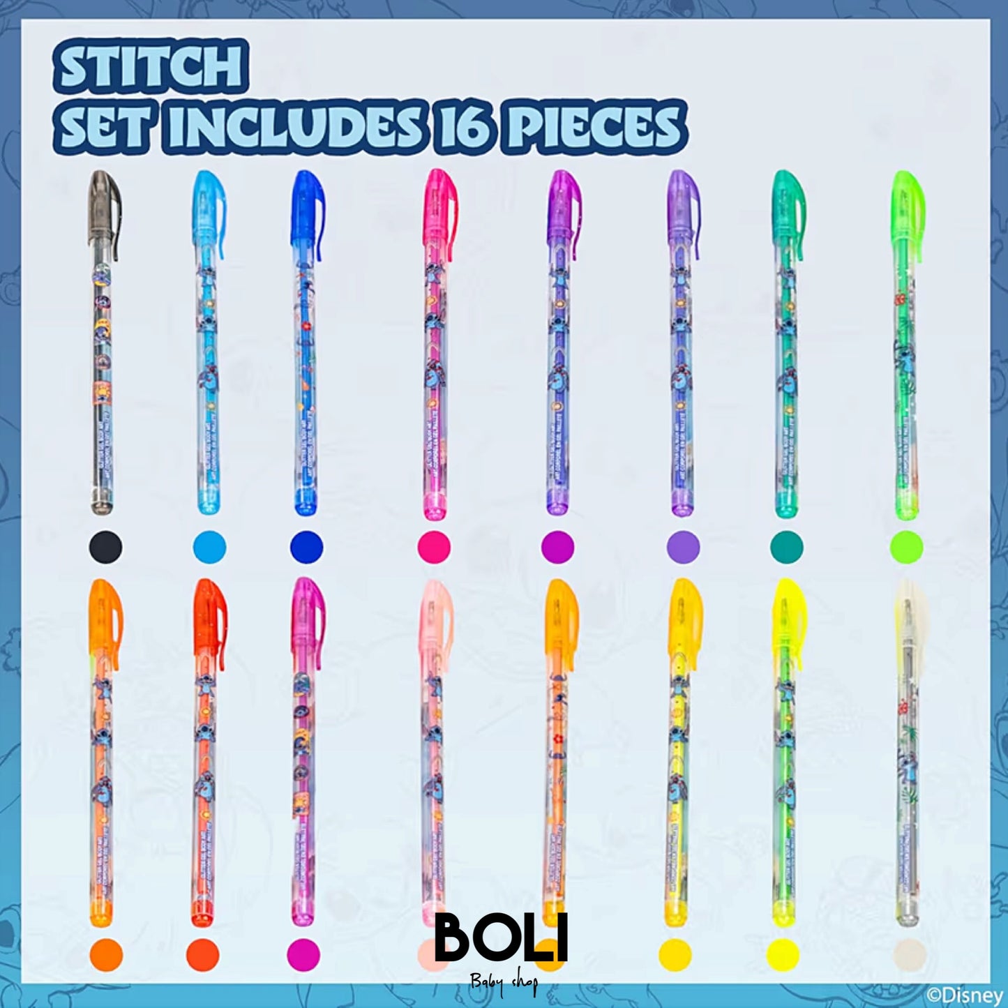 Stitch Glitter Gel Body Art
