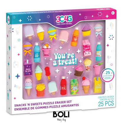 Snack & Sweets Eraser Set
