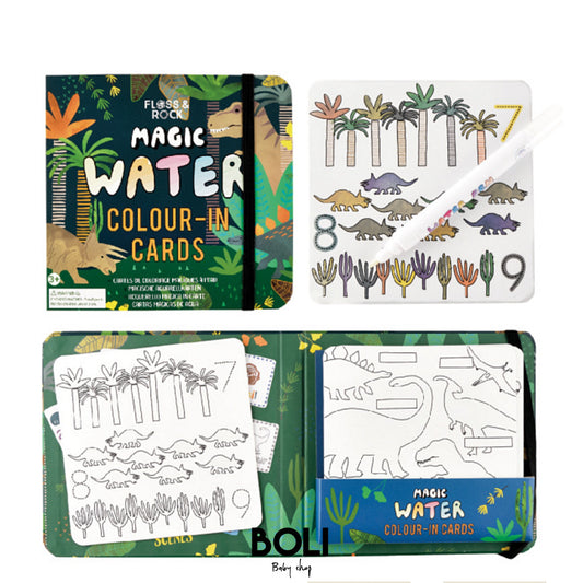 Magic Water Cards Dinos