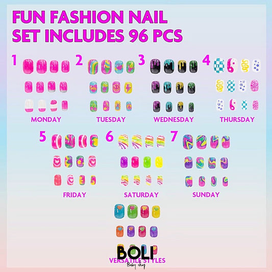 Fun & Fashion Press Nails