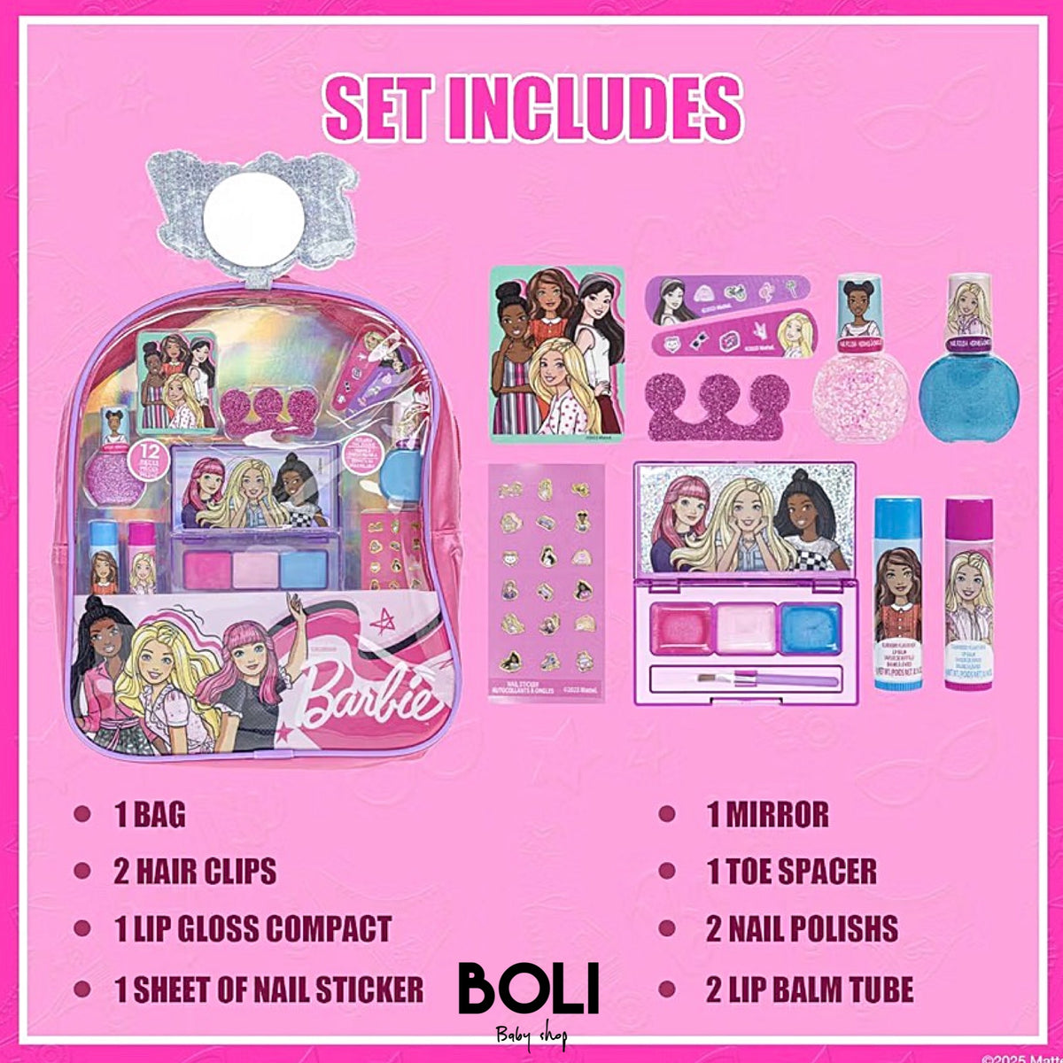 Barbie Mochila de Maquillaje Infantil
