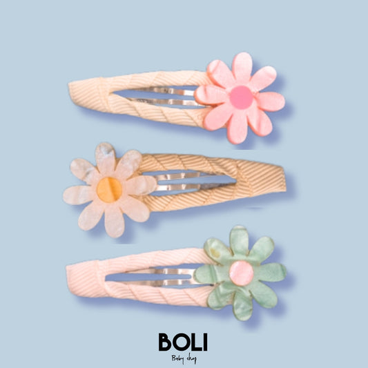 Daisy Flower Hair Clips