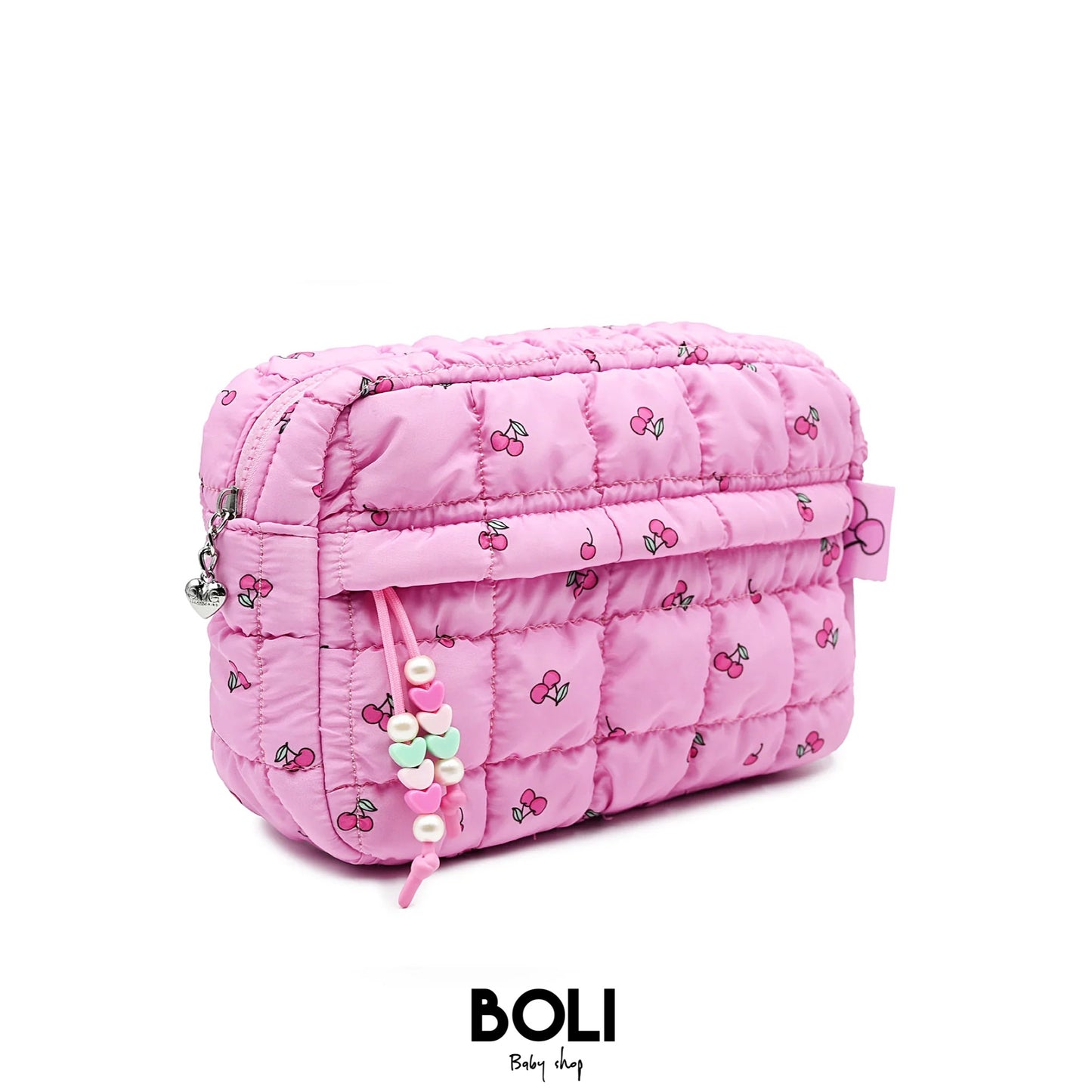 Quilted Scrunchies Strawberry Pouch