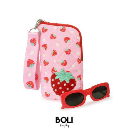 Strawberry Case and Glasses