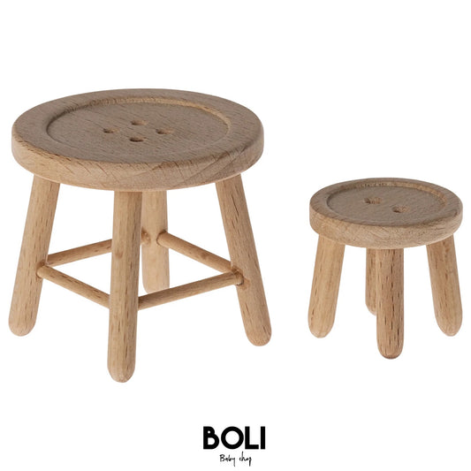 Table and Stool Set
